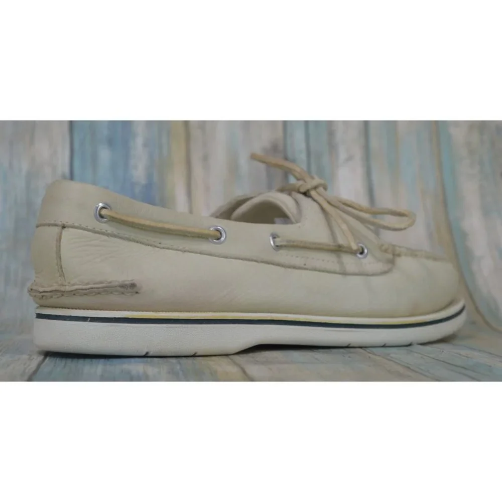 Florsheim Men's Leather Boat Shoes Size 11 Sneaker Moccasins